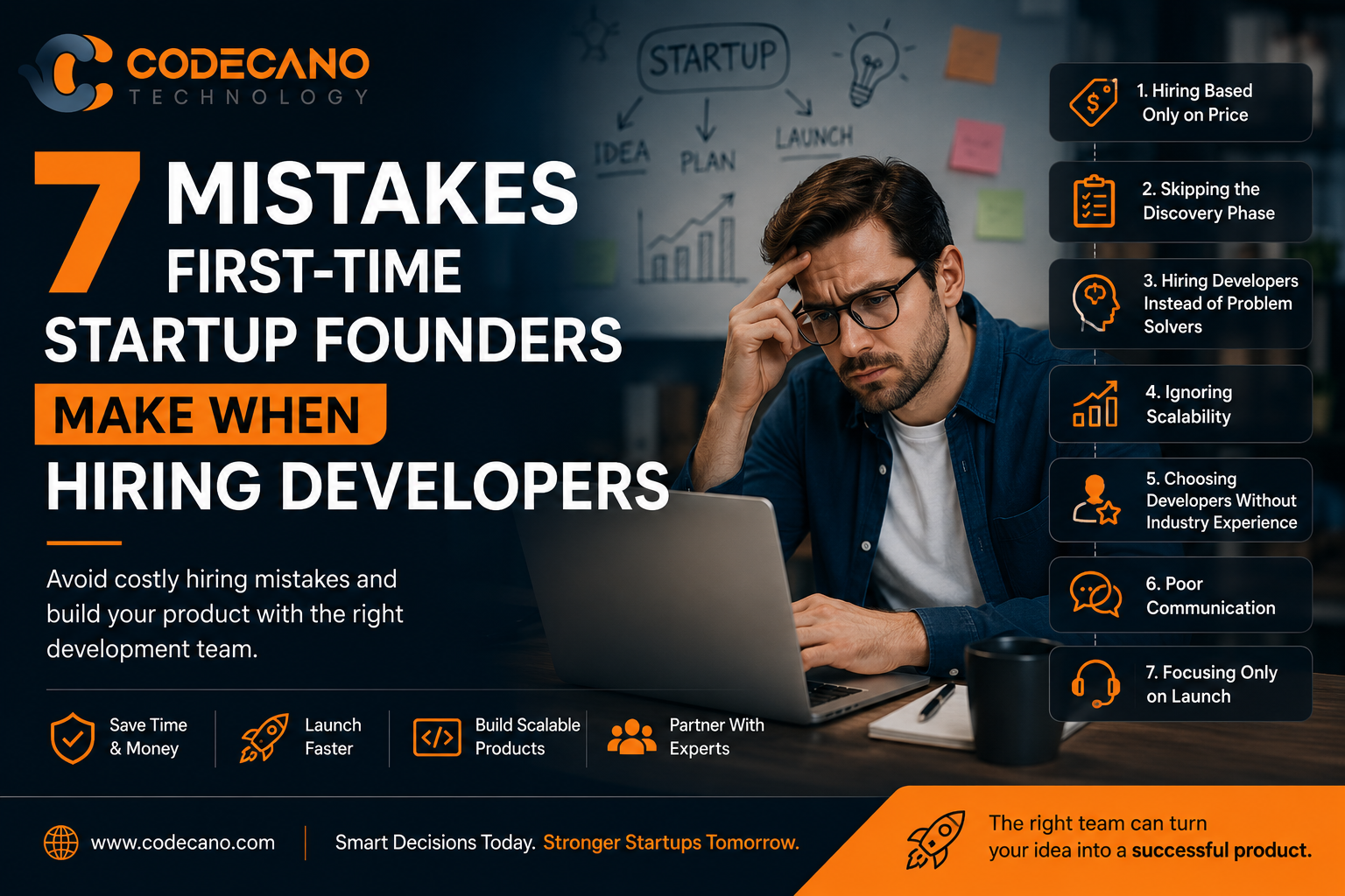 7 Mistakes First-Time Startup Founders Make When Hiring Developers